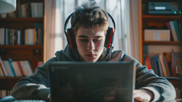 Bouncing back after failure thanks to an online tutoring platform